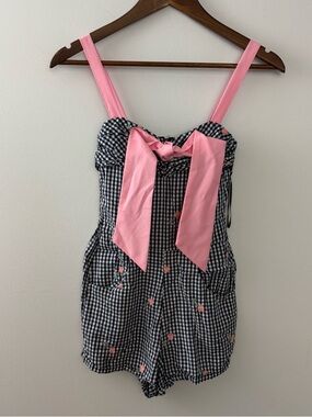 Unique Vintage Blue woman’s Romper Size XXS